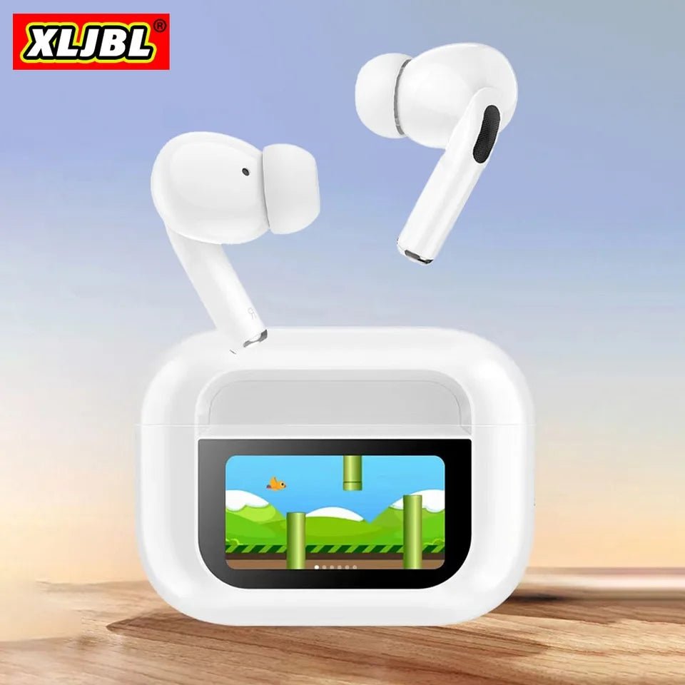 A9 pro Touch Screen ANC Wireless Headset TWS Noise Cancelling Earbud Bluetooth Headphone 5.4 Support APP orignal airpods pro - Muze - Tech