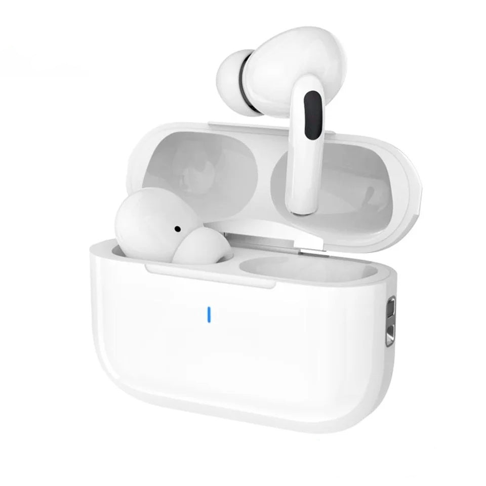 AirPods_Pro Wireless Earbuds Bluetooth 5.0, Super Sound Bass, Charging Case and Extra Ear - Buds, Pop - Up Feature Compatible with All Devices - Muze - Tech