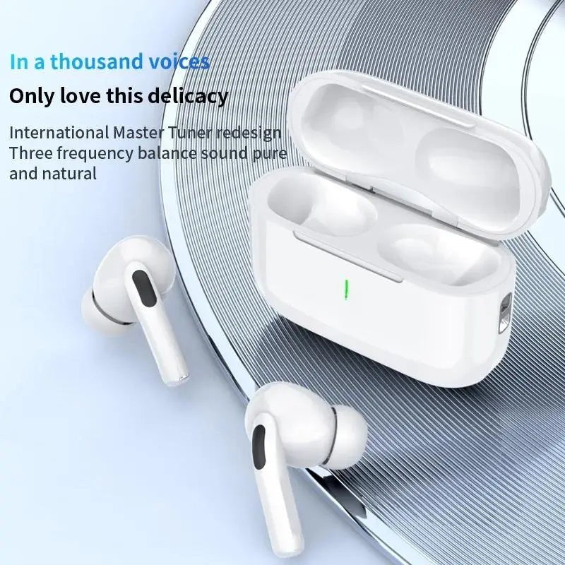 AirPods_Pro Wireless Earbuds Bluetooth 5.0, Super Sound Bass, Charging Case and Extra Ear - Buds, Pop - Up Feature Compatible with All Devices - Muze - Tech